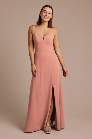 Picture of Chiffon Spaghetti Strap Sheath Dress
