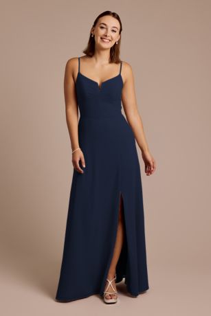 Picture of Chiffon Spaghetti Strap Sheath Dress