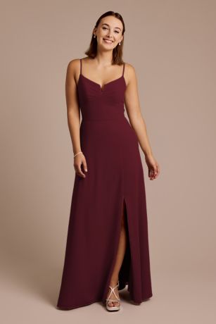 Picture of Chiffon Spaghetti Strap Sheath Dress