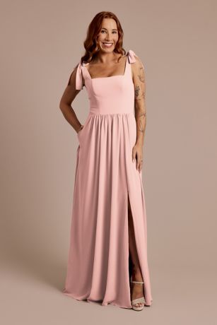 Picture of Chiffon Tie Strap Tank A-Line Dress