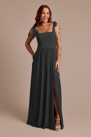 Picture of Chiffon Tie Strap Tank A-Line Dress