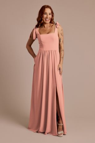 Picture of Chiffon Tie Strap Tank A-Line Dress