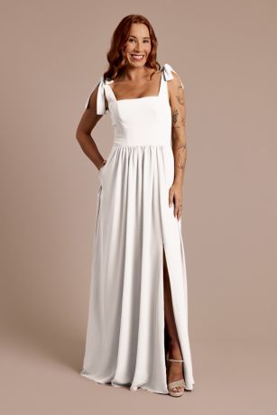 Picture of Chiffon Tie Strap Tank A-Line Dress