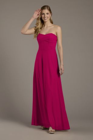 Picture of Mesh Twist Bodice Corset A-Line Dress