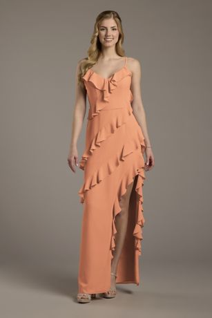 Picture of Chiffon Ruffle Sheath Dress