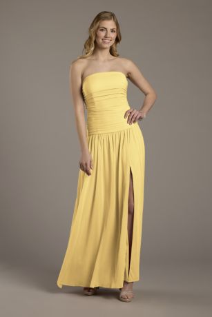 Picture of Mesh Strapless Drop Waist Dress