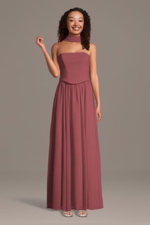 Picture of FAUX 2 PIECE W SCARF