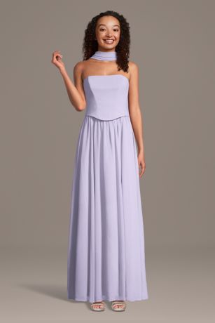 Picture of FAUX 2 PIECE W SCARF