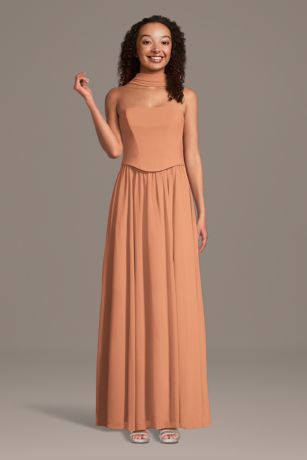 Picture of FAUX 2 PIECE W SCARF