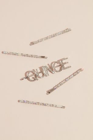 Picture of Crystal Quinceanera Hair Pin Set