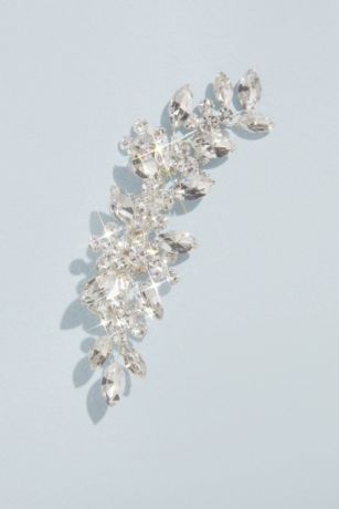 Picture of Arched Leaf Crystal Spray Hair Clip