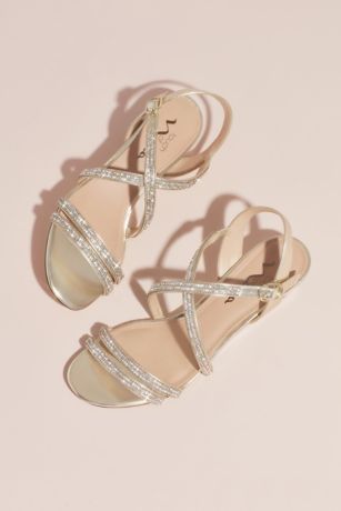 champagne colored sandals