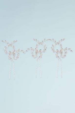 Picture of Winding Vine Swarovski Crystal Hairpin Set