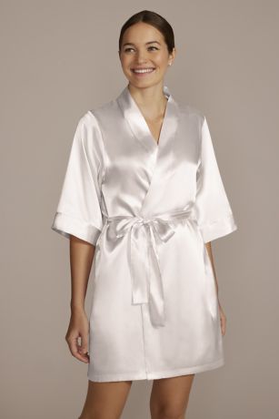 Picture of Wrap Tie Satin Robe