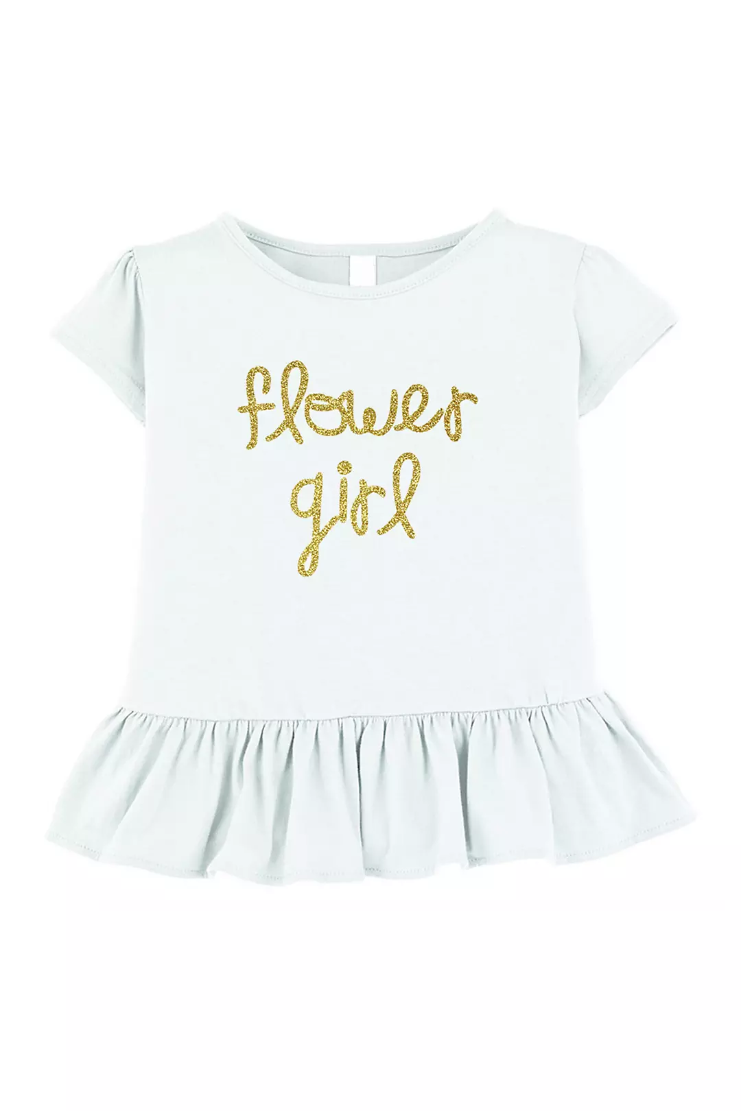Flower Girl Ruffle Shirt Image