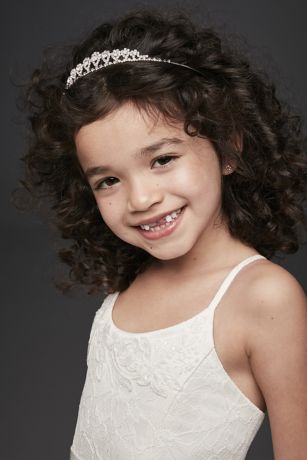 Crystal Blossoms Flower Girl Tiara David S Bridal