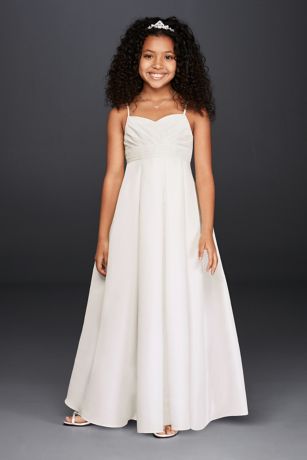 girls floor length dress