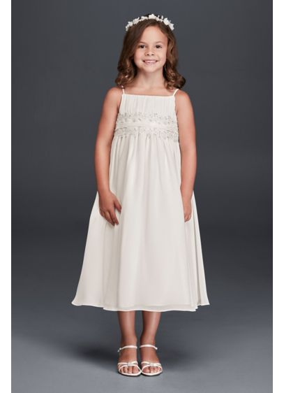 Spaghetti Strap Chiffon Baby Doll Dress David s Bridal Spaghetti Strap Chiffon Baby Doll Dress David s Bridal