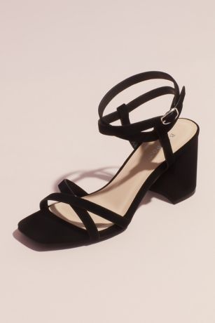 square sandal heel