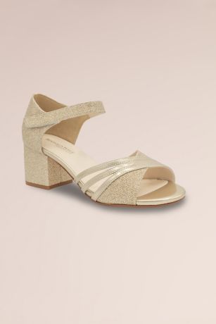 Picture of Strappy Vamp Block Heel Sandals with Velcro Strap