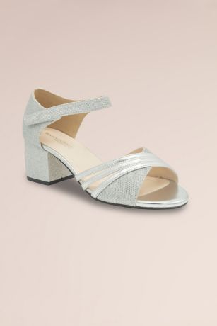 Picture of Strappy Vamp Block Heel Sandals with Velcro Strap