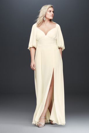 cream dresses plus size