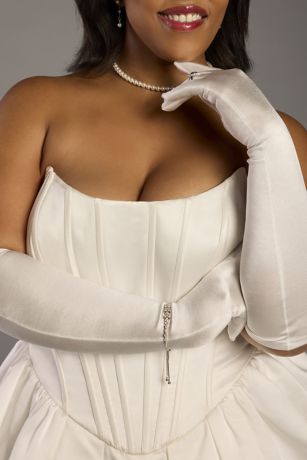 Picture of Satin Opera Gloves