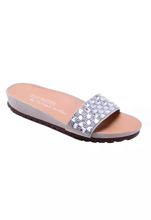 Ann Marino by Bettye Muller Galaxy Slide Sandals Image 1