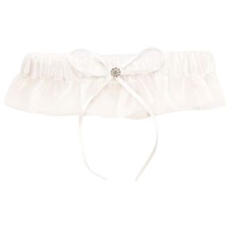 Garter in Ice Dot Organza