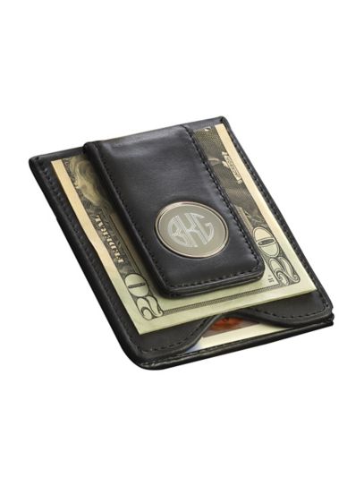 Personalized Leather Wallet and Money Clip | David&#39;s Bridal