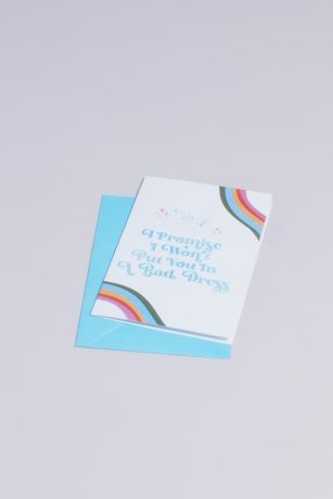 Picture of Won't Put You In A Bad Dress Greeting Card