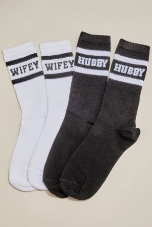 Picture of Wifey and Hubby Sock Set