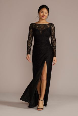 black dress long