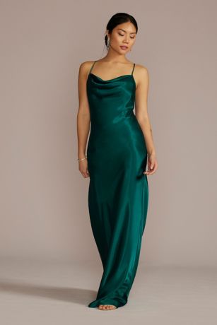 Picture of Charmeuse Cowl Neck Dress