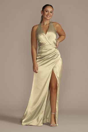 Picture of Charmeuse Halter Dress