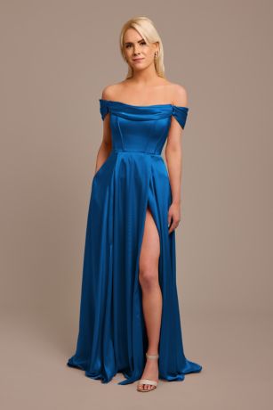 Royal Blue Maid of Honor Dresses