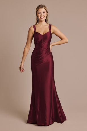 Picture of Sculpting Satin Tank Dress
