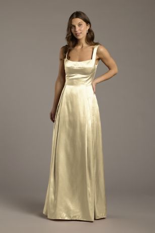 Picture of Charmeuse Tank Neckline A-Line Dress