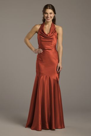Picture of Charmeuse Soft Cowl Neck Sheath Dress
