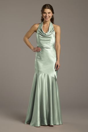 Picture of Charmeuse Soft Cowl Neck Sheath Dress