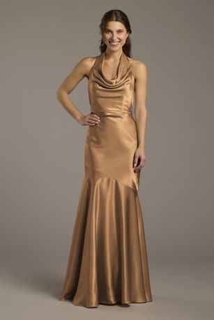 Picture of Charmeuse Soft Cowl Neck Sheath Dress