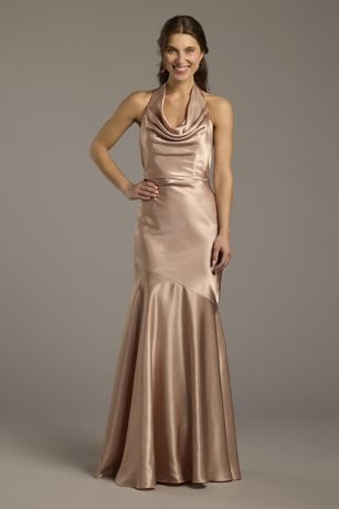 Picture of Charmeuse Soft Cowl Neck Sheath Dress