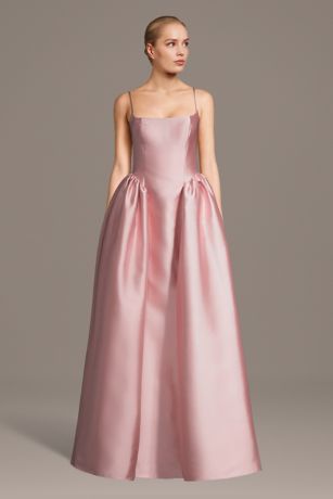 Picture of Strapless Mikado Exaggerated Hip Ball Gown