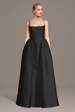 Picture of Strapless Mikado Exaggerated Hip Ball Gown