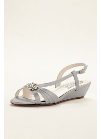 Touch Ups Grey (Geri Wedge Sandal by Touch Ups)