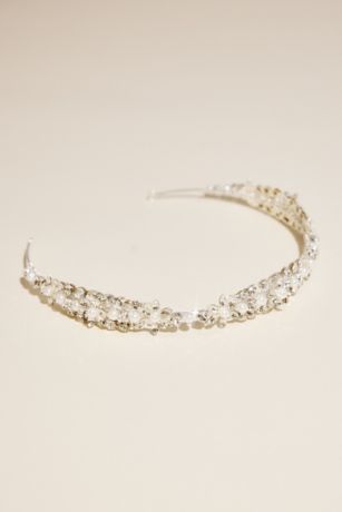 Picture of Pearl and Crystal Floral Headband