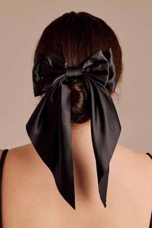 Picture of Double Satin Bow Barrette