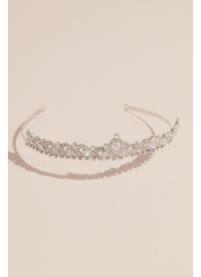Crystal Teardrop Tiara - Wedding Accessories