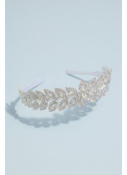 Rhinestone Open Petal Headband - Wedding Accessories
