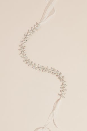 Picture of Laurel Leaf Crystal Hair Wreath